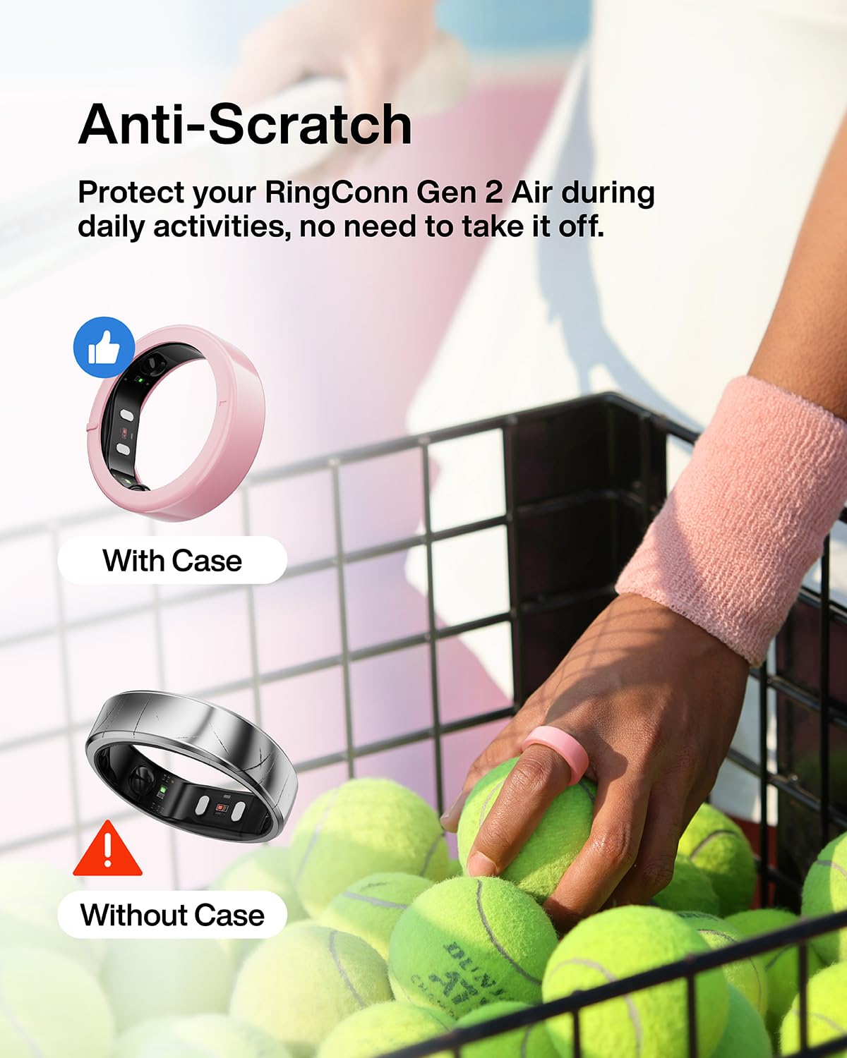 Amazon.co.jp: RingConn スマートリングプロテクター – 超薄型シリコン